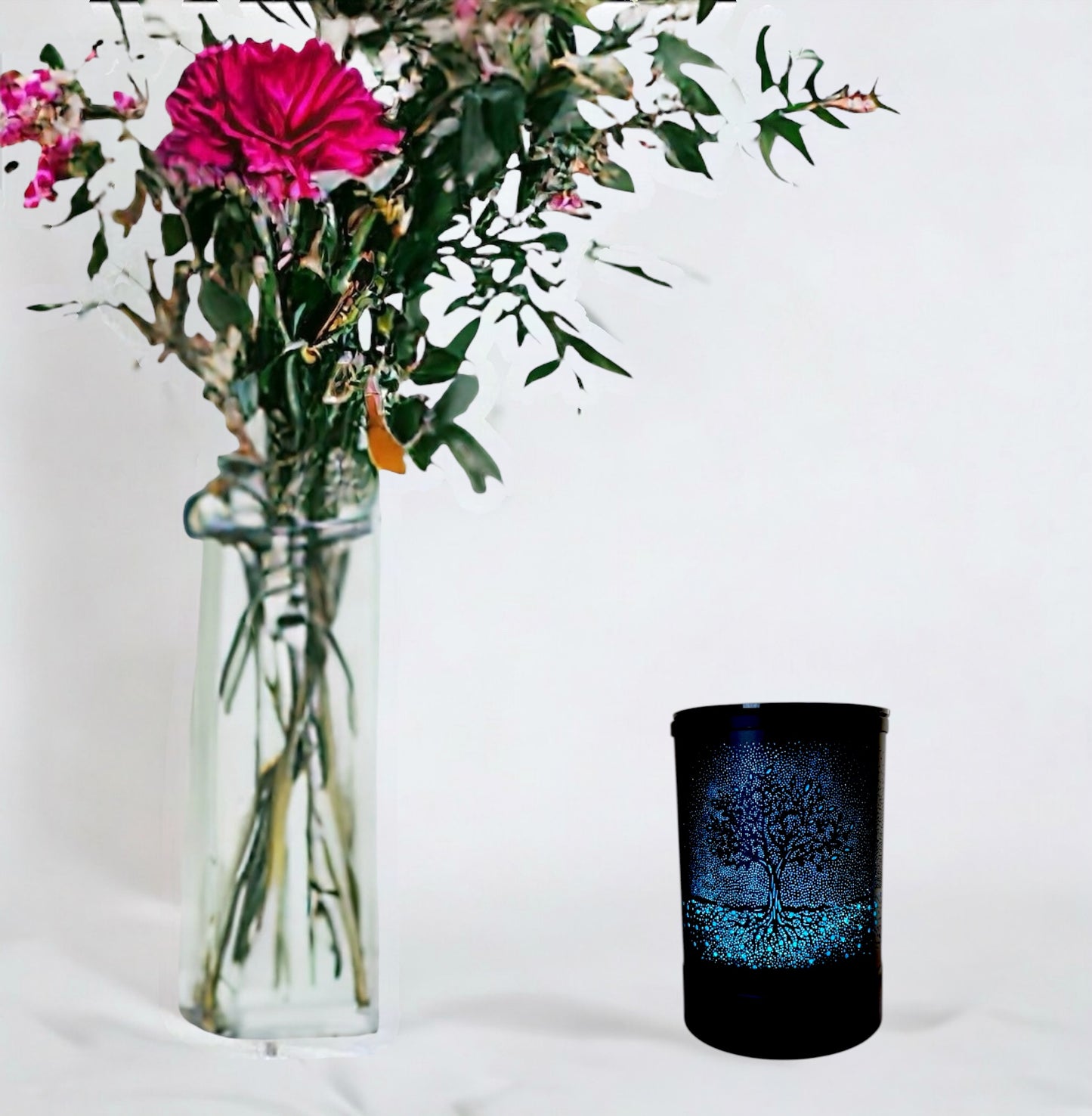 Electric Burner + 6 FREE Soy Melts - Tree of Fortune Black image